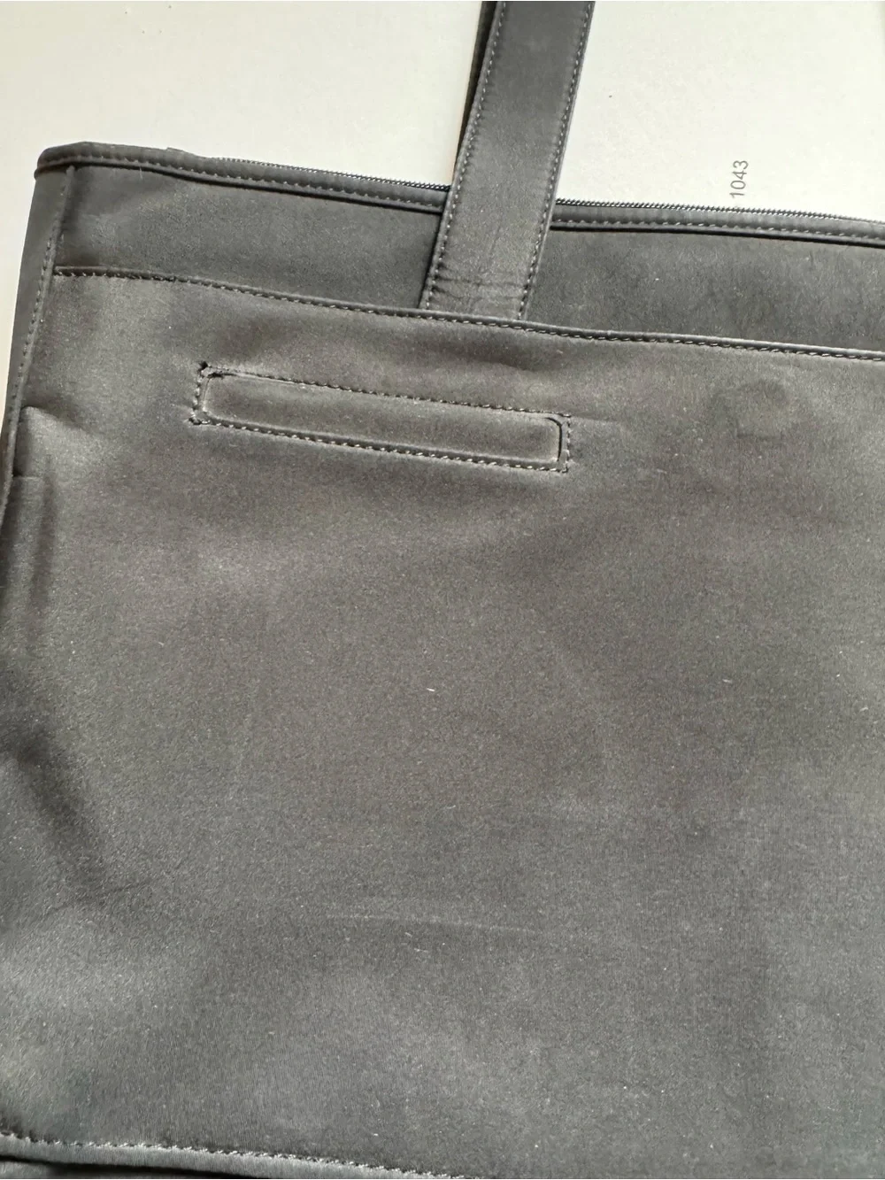 Brookstone Black Nylon Tote Bag